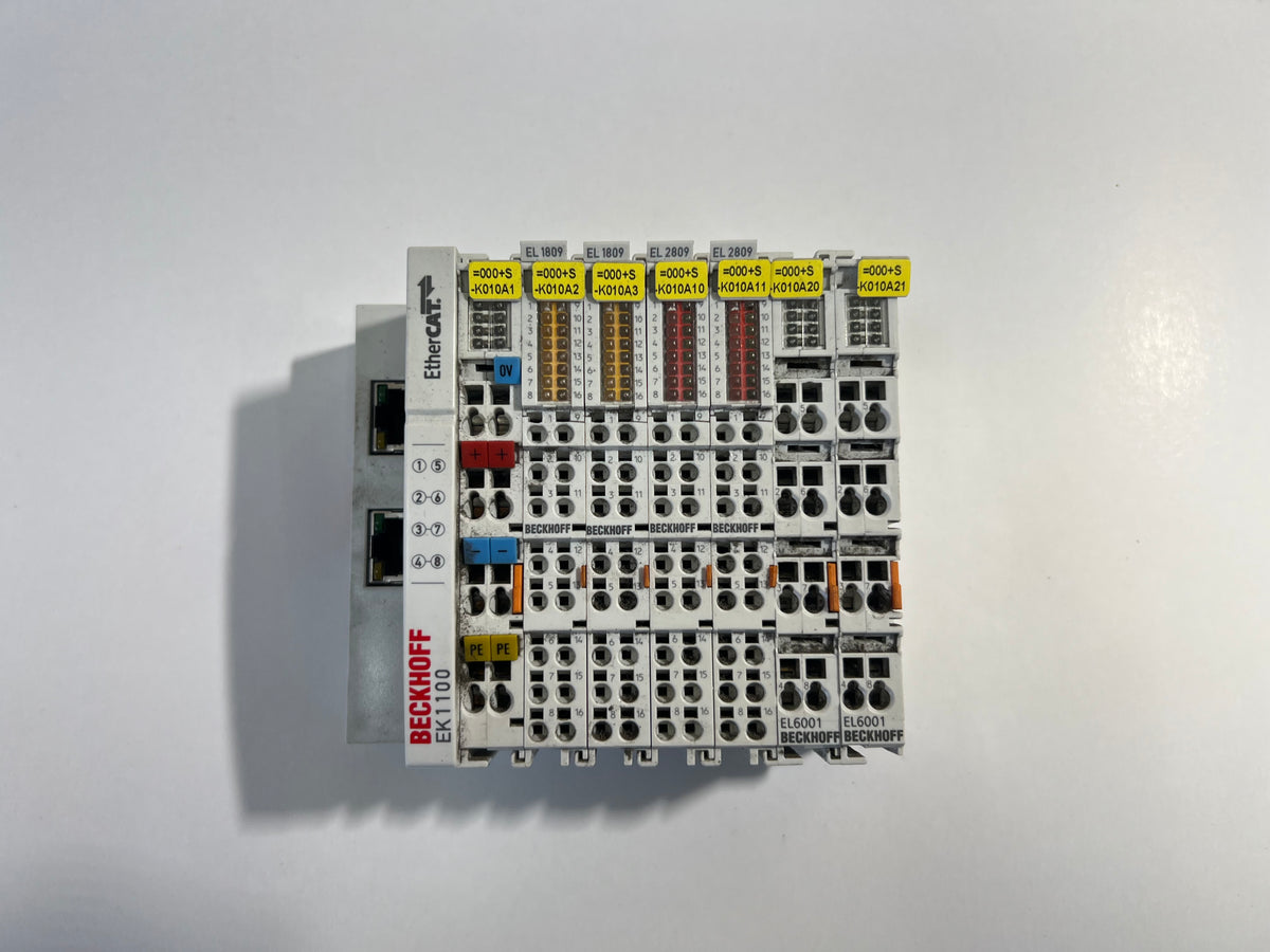 BECKHOFF EK1100 2x EL6001 2x 1809 2x 2809 EtherCAT Coupler Interface Module