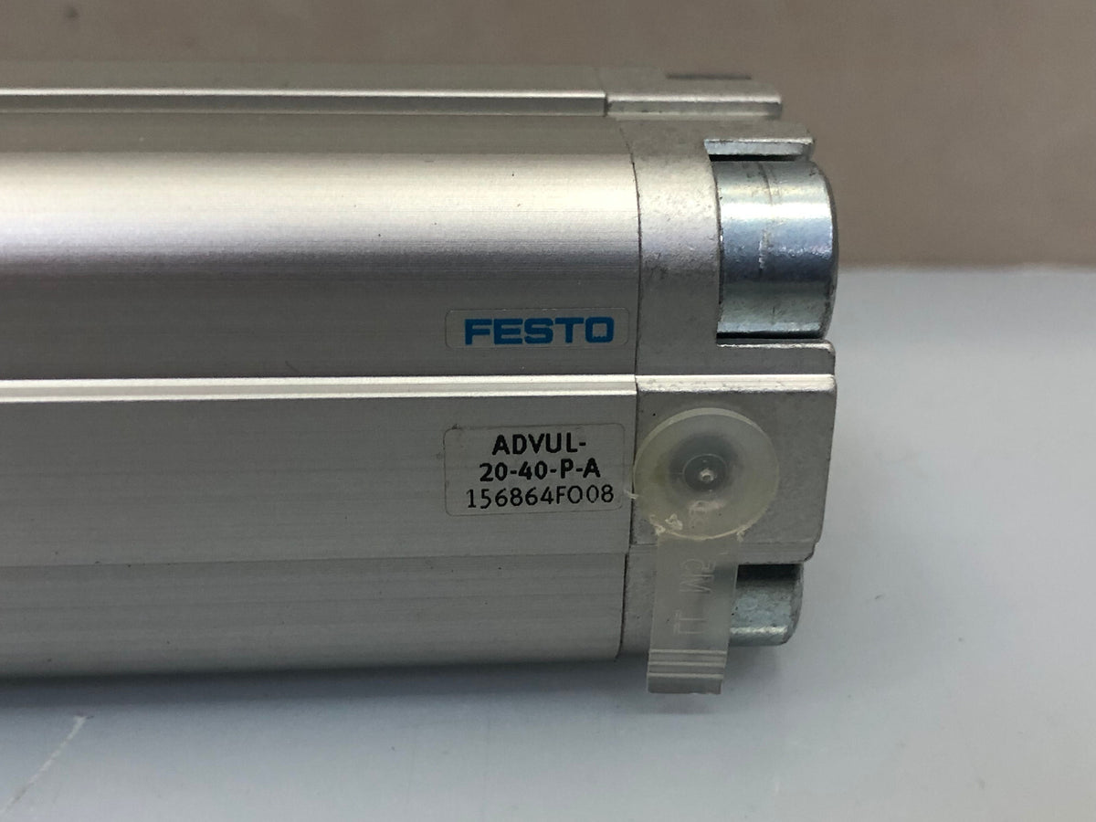 New Festo ADVUL-20-40-P-A Compact Pneumatic Cylinder 20mm Bore 40mm Stroke – 156864