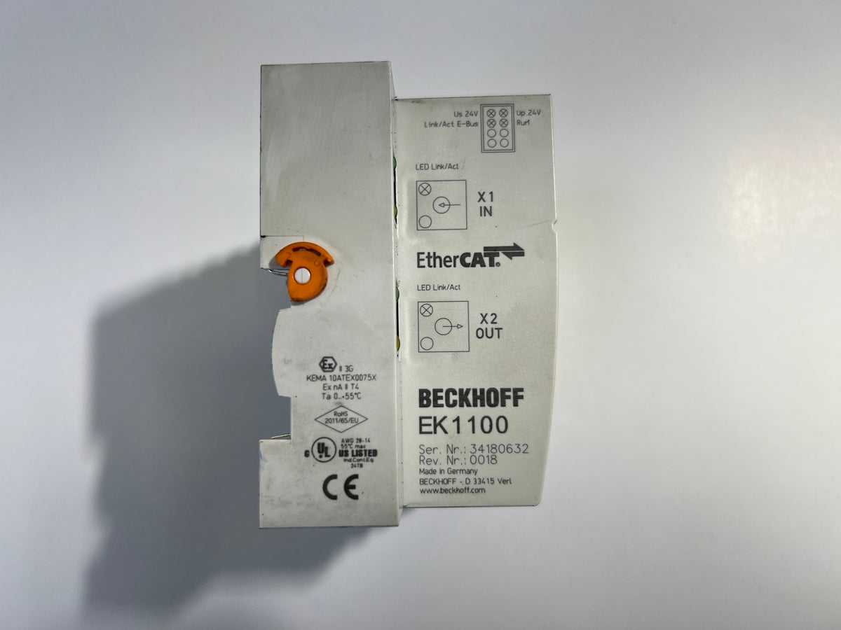 BECKHOFF EK1100 1x EL6001 3x 1809 2x 2809 EtherCAT Coupler Interface Module