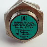 Pepperl+Fuchs NBB8-18GM30-E2-V1 87743 Inductive Proximity Sensor M18 PNP NO 8mm