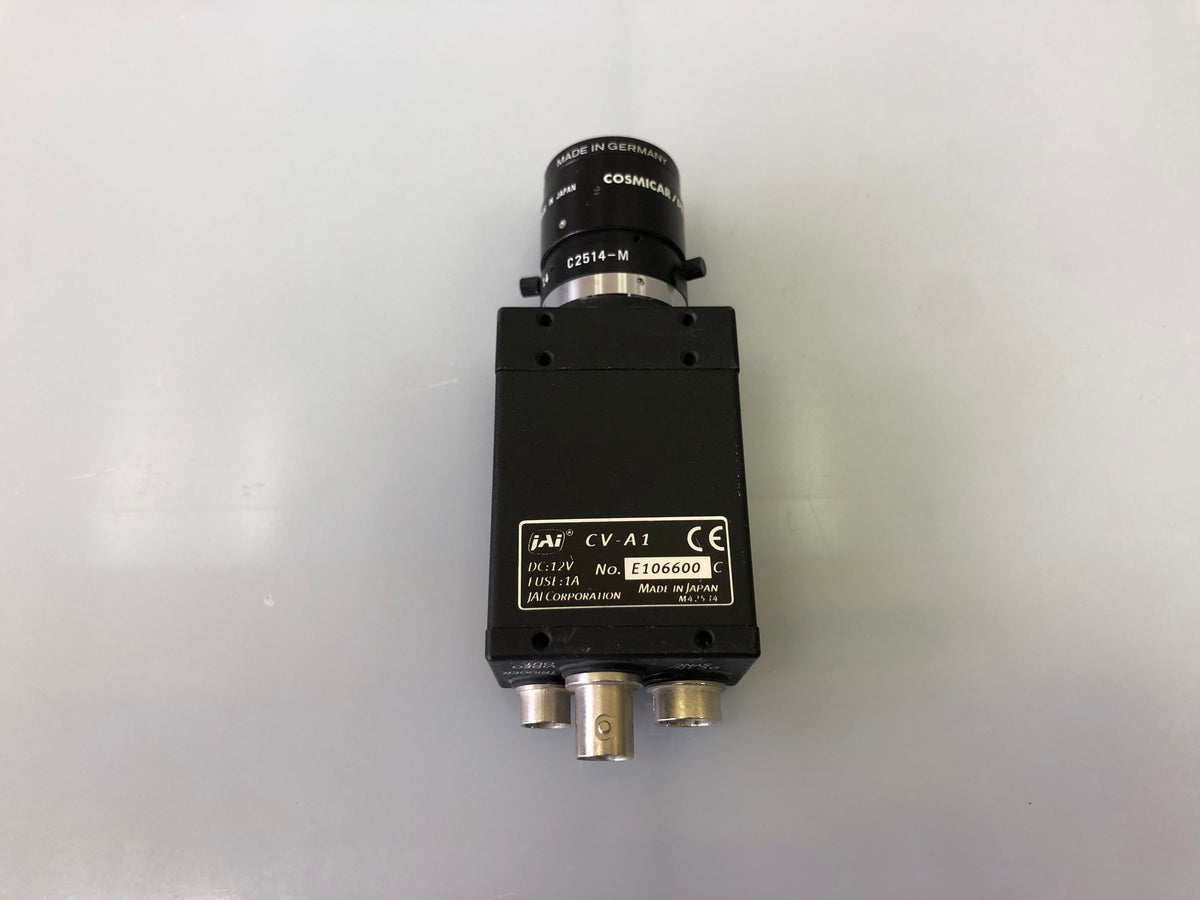 JAI CV-A1 CCD Video Camera Module with Cosmicar 25mm f/1.4 Lens