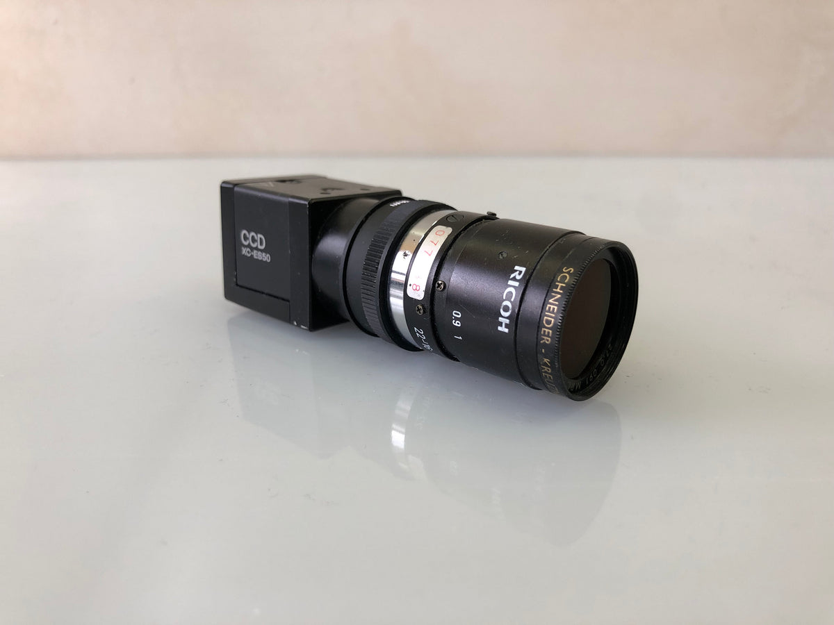 SONY XC-ES50CE CCD Video Camera with Ricoh 50mm f/2.8 Lens