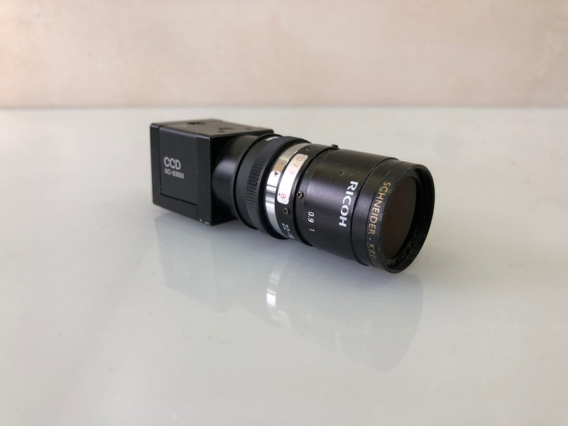 SONY XC-ES50CE CCD Video Camera with Ricoh 50mm f/2.8 Lens