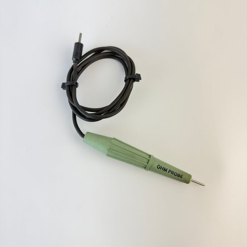 Vintage OHM Probe Resistance Test Probe with Cable – Green