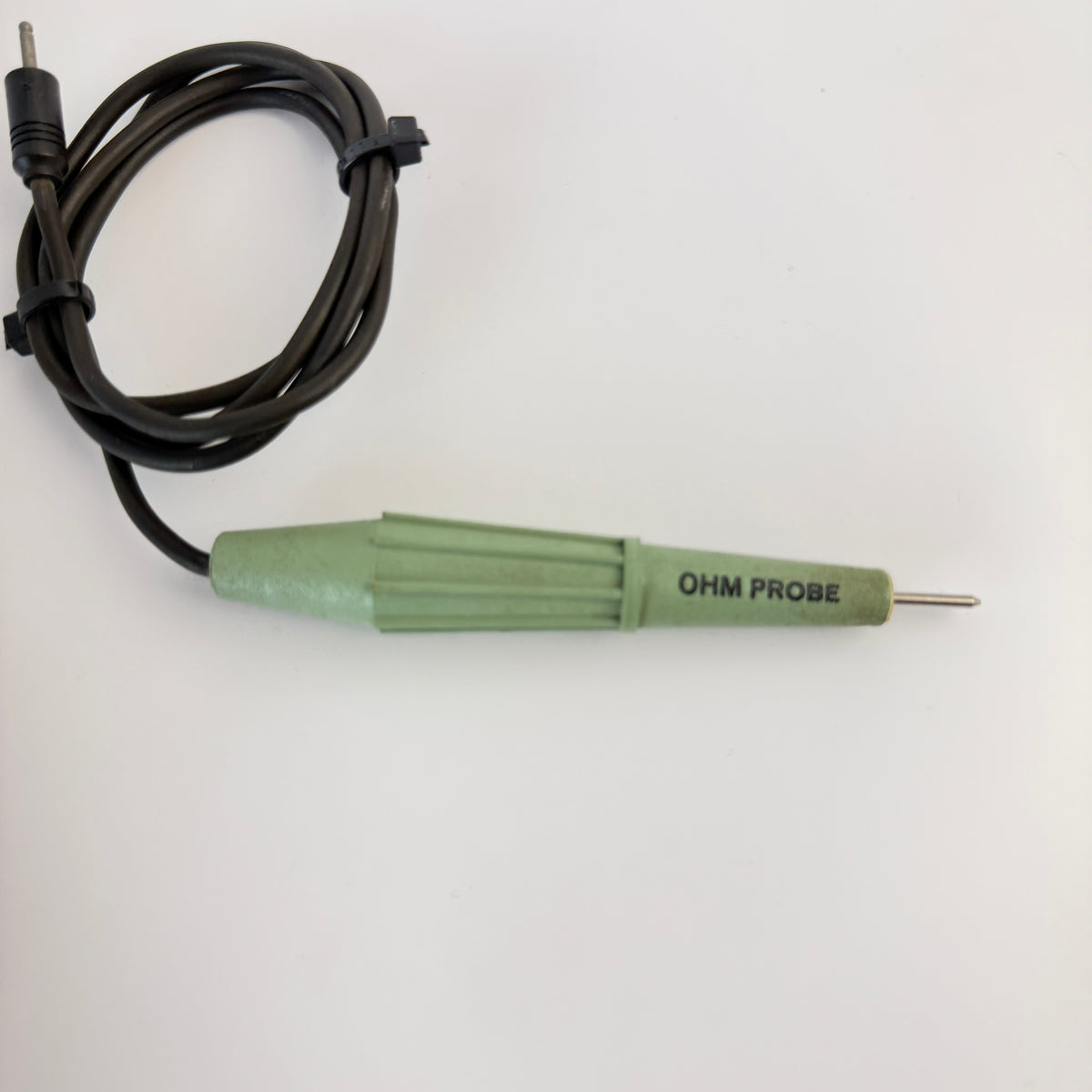Vintage OHM Probe Resistance Test Probe with Cable – Green