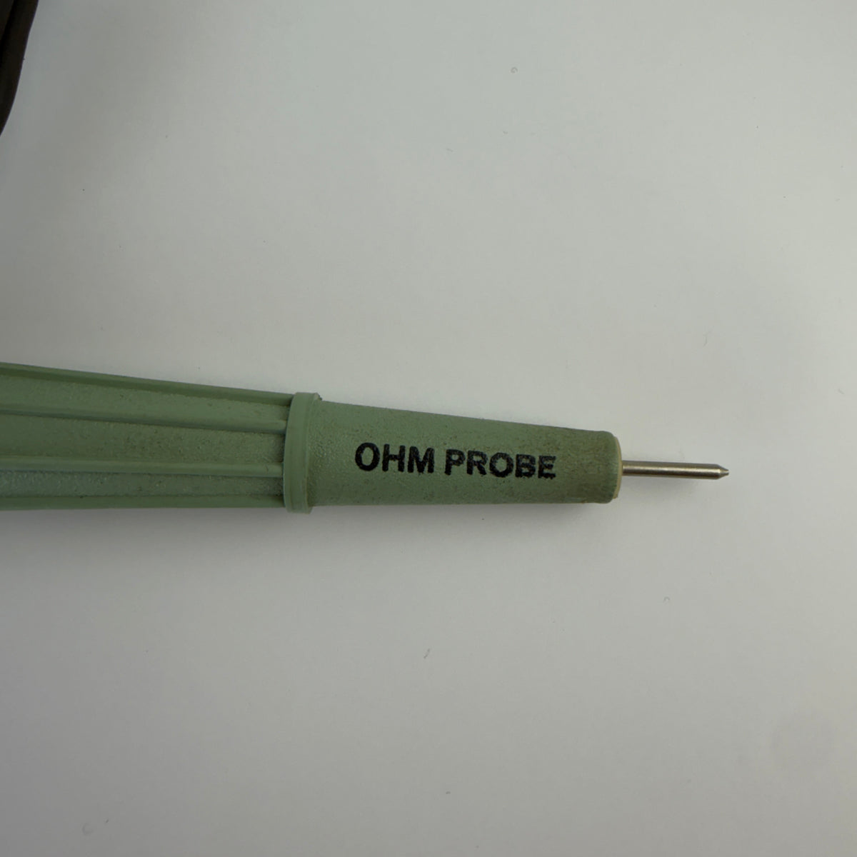 Vintage OHM Probe Resistance Test Probe with Cable – Green