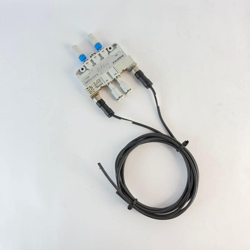 AVENTICS R422103582 LS04-AF 2x3/2 NC/NC Pneumatic Solenoid Valve 24VDC with 2 Cables