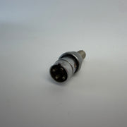 Lot of 2 Amphenol 4-Pin Male Circular Cable Connector Plugs Metal
