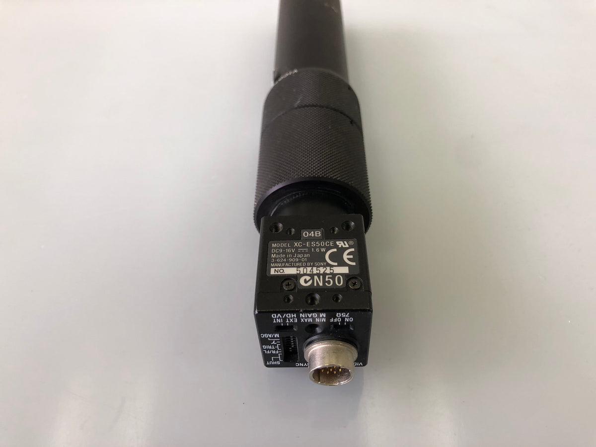 SONY XC-ES50CE CCD Camera with Vicotar V&C T100/0.6 Telecentric Lens