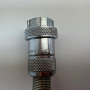 Lot of 2 Amphenol 4-Pin Male Circular Cable Connector Plugs Metal