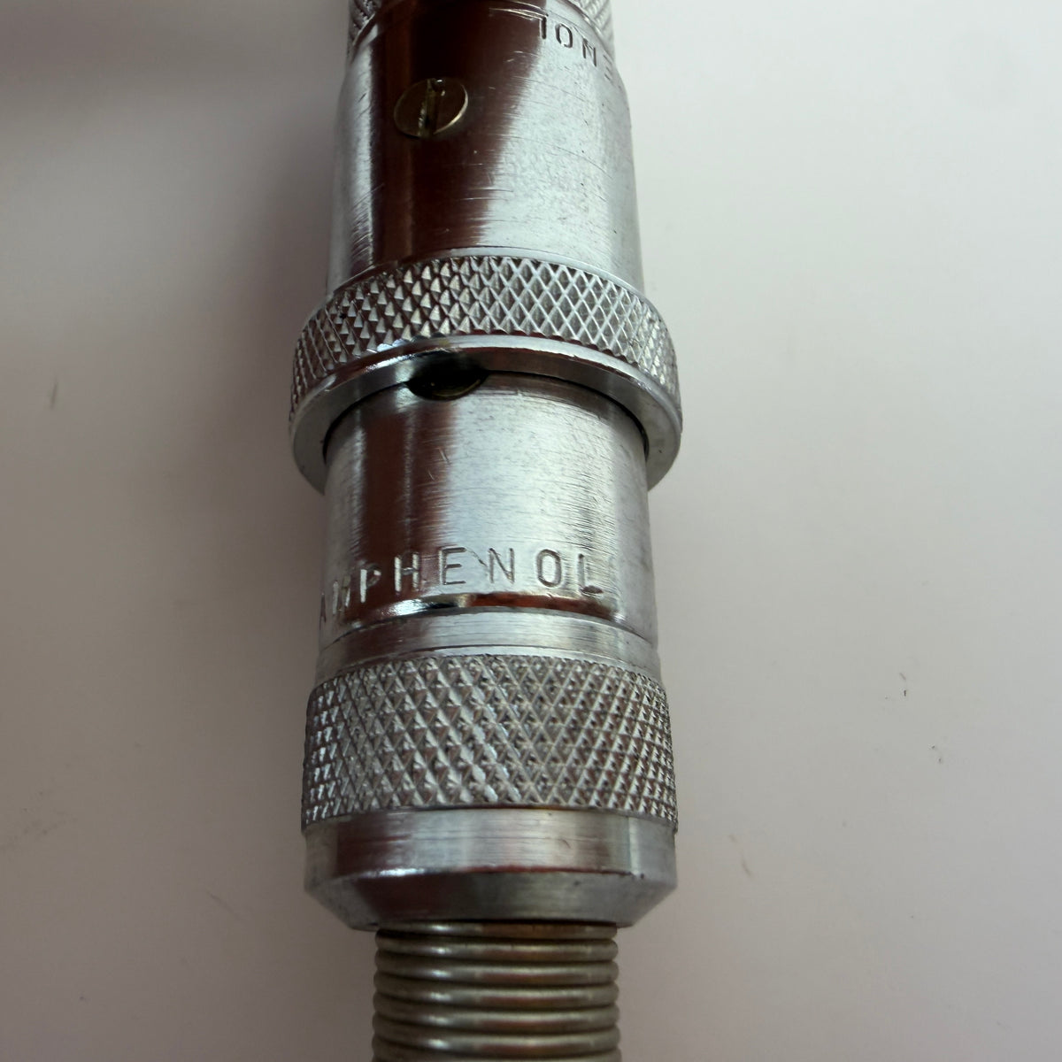 Amphenol 4-Pin Circular Male Cable Connectors Metal – Lot of 2