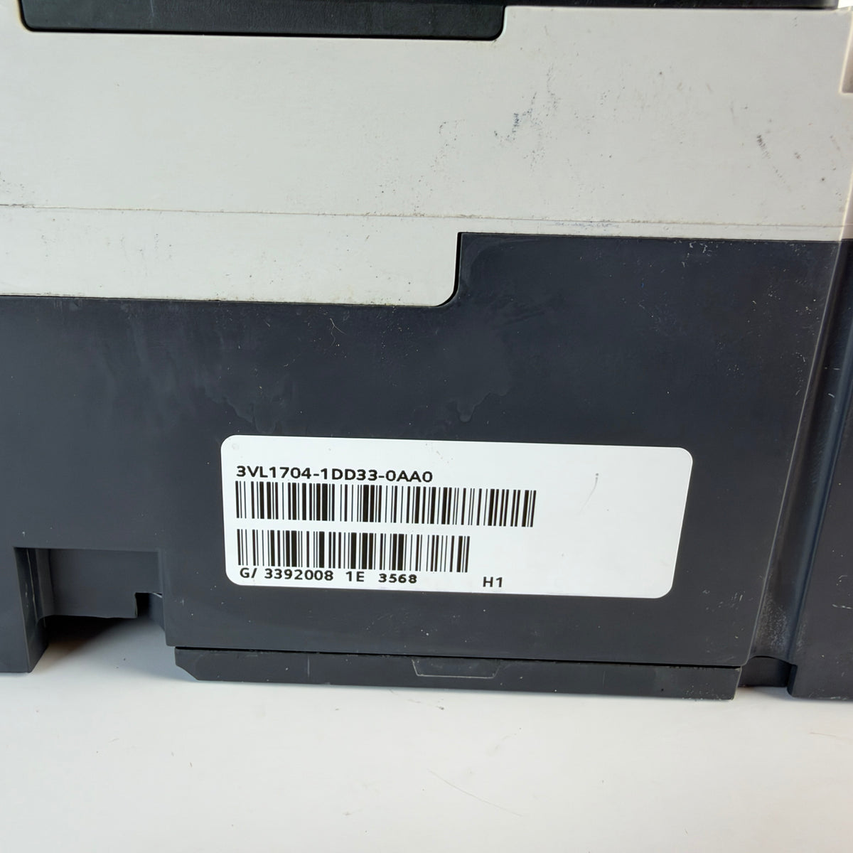 Siemens 3VL1704-1DD33-0AA0 SENTRON VL160X 40A 3-Pole MCCB with Rotary Handle