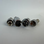 Amphenol 4-Pin Circular Male Cable Connectors Metal – Lot of 2