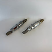 Amphenol 4-Pin Circular Male Cable Connectors Metal – Lot of 2