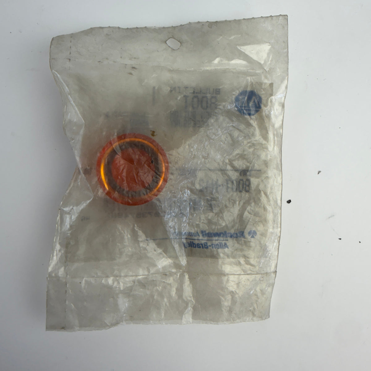 Allen-Bradley 800T-N42 Amber Push-to-Test Pilot Light Cap 30mm NOS