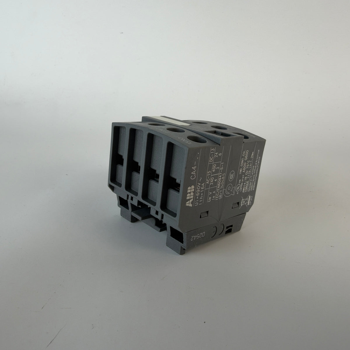 ABB CA4-22E 1SBN010140R1022 4-Pole Auxiliary Contact Block 2NO 2NC