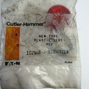 Cutler-Hammer 10250T / 91000TC1N Red Plastic Lens Pushbutton Accessory