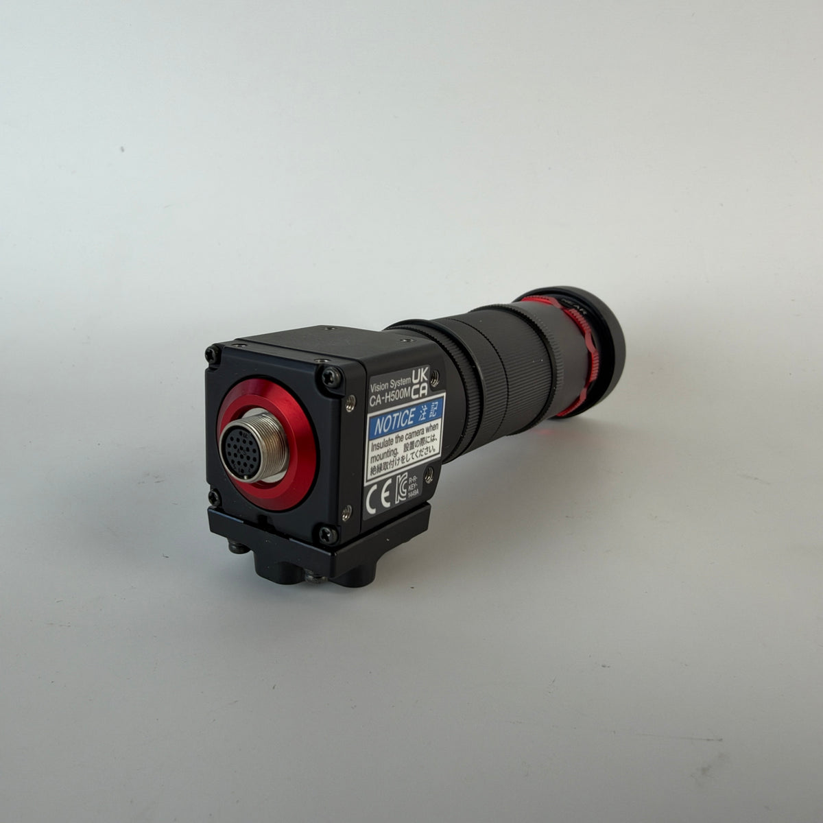 KEYENCE CA-H500M 5MP Monochrome Industrial Vision Camera with C-Mount Lens