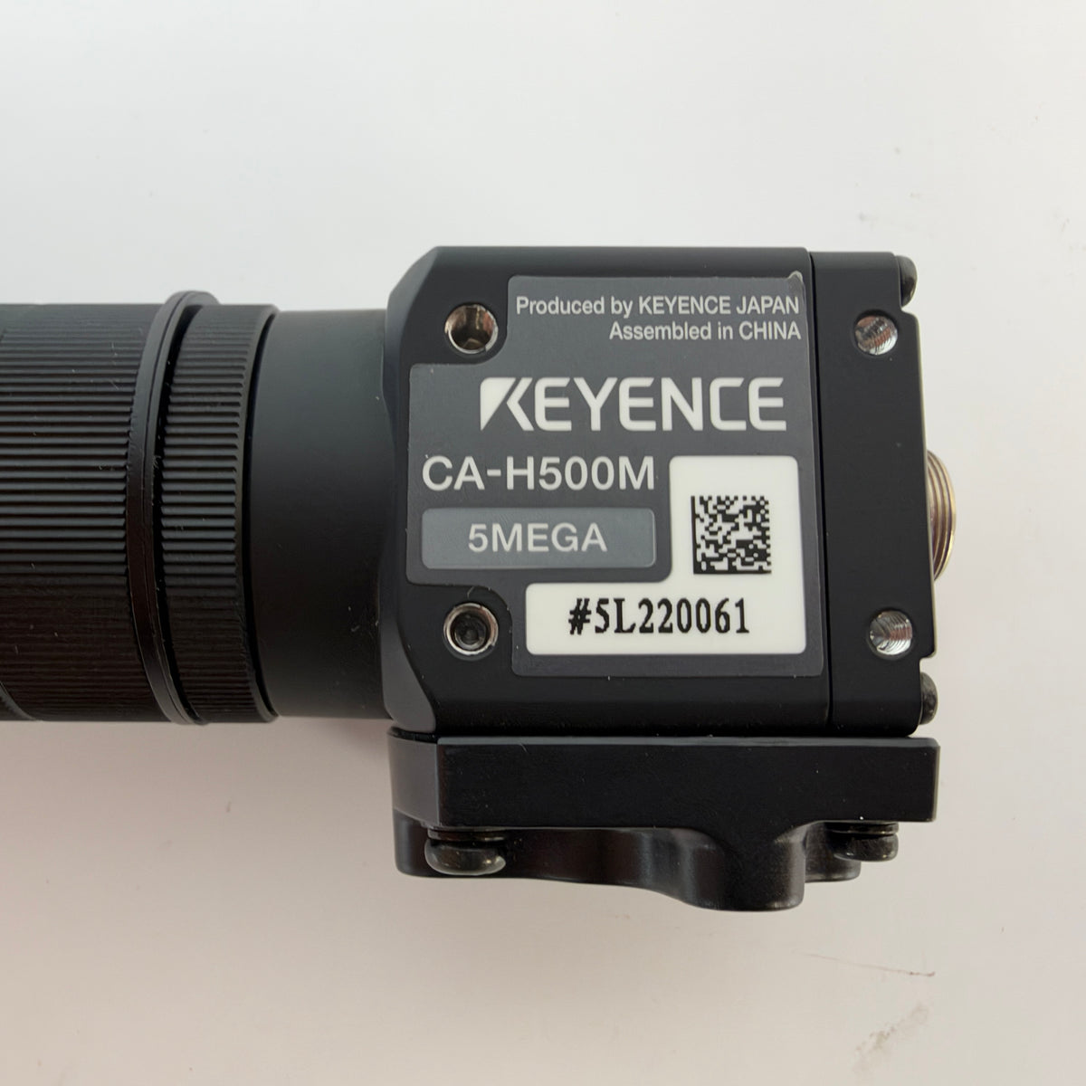 KEYENCE CA-H500M 5MP Monochrome Industrial Vision Camera with C-Mount Lens