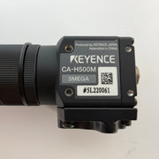 KEYENCE CA-H500M 5MP Monochrome Industrial Vision Camera with C-Mount Lens