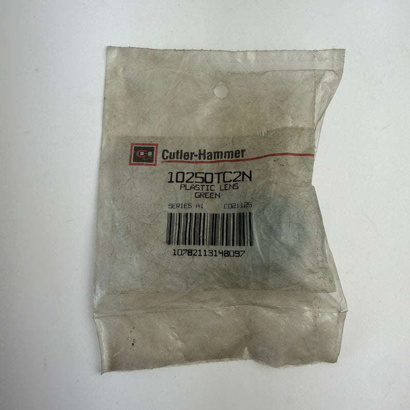 Eaton Cutler-Hammer 10250TC2N Green Plastic Lens 10250T Series NOS