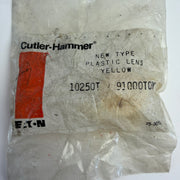 Cutler-Hammer 10250TC3N Yellow Plastic Indicating Light Lens 10250T Series
