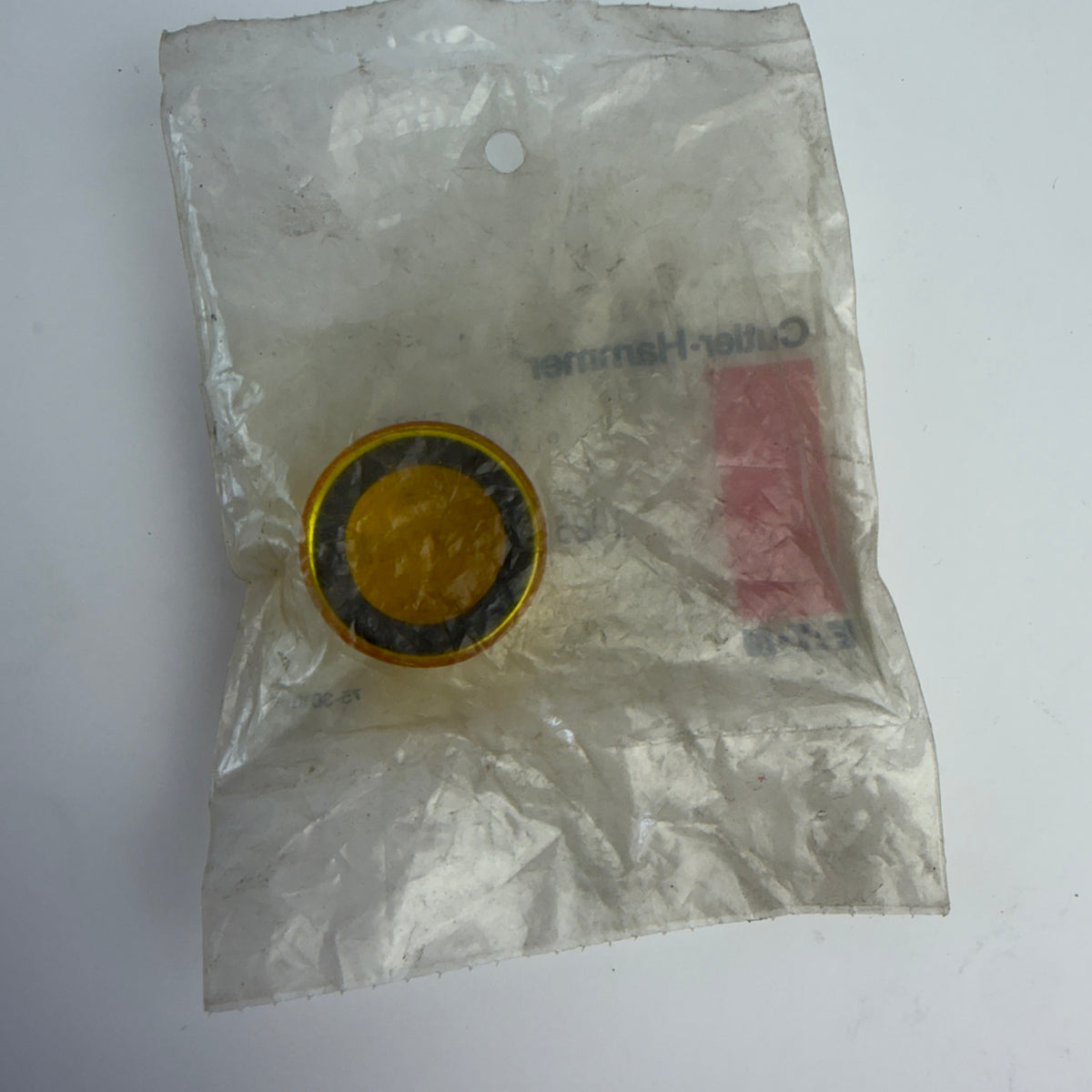 Cutler-Hammer 10250TC3N Yellow Plastic Indicating Light Lens 10250T Series