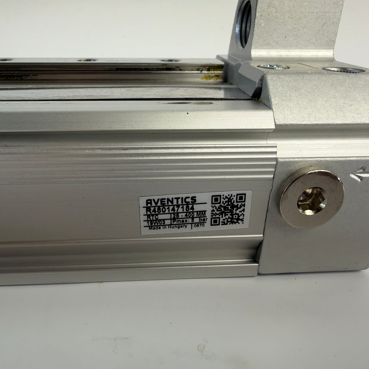 AVENTICS R480147184 RTC-CG Rodless Pneumatic Cylinder 25mm Bore 400mm Stroke