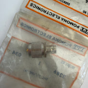 ITT Pomona Electronics 3286 BNC Female to UHF Male 50 Ohm Coaxial Adapter - Lot of 2