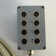 8-Port 5-Pin Industrial Sensor/Actuator Distribution Box with 10m LAPP Cable