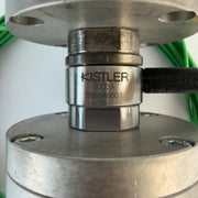 Kistler 9333A Piezoelectric Press Force Load Cell with Mounting Flange Assembly & Cable