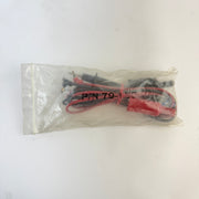 Red & Black Multimeter Test Lead Set with Probes and Alligator Clips