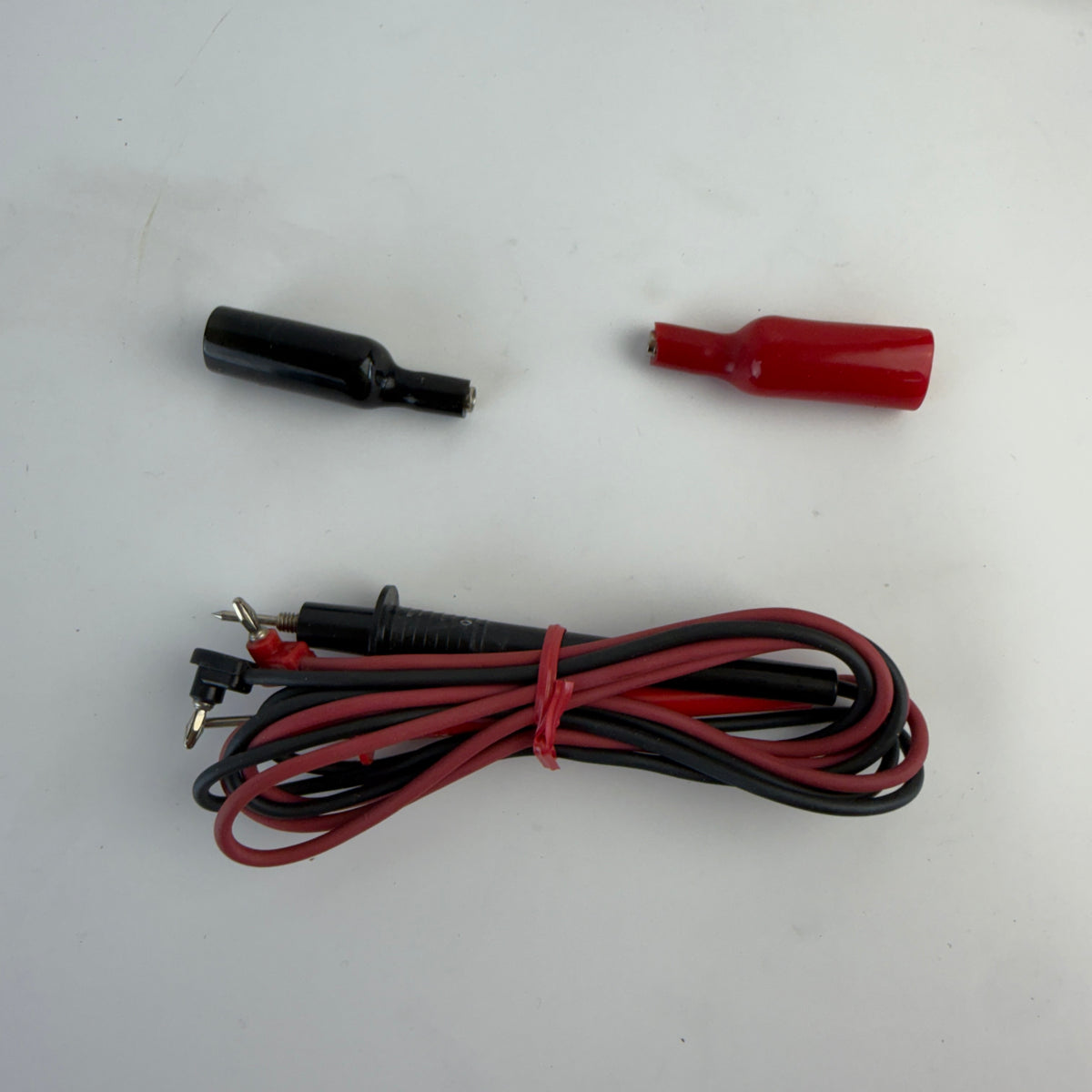 Red & Black Multimeter Test Lead Set with Probes and Alligator Clips