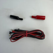 Red & Black Multimeter Test Lead Set with Probes and Alligator Clips