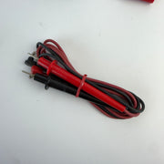 Red & Black Multimeter Test Lead Set with Probes and Alligator Clips