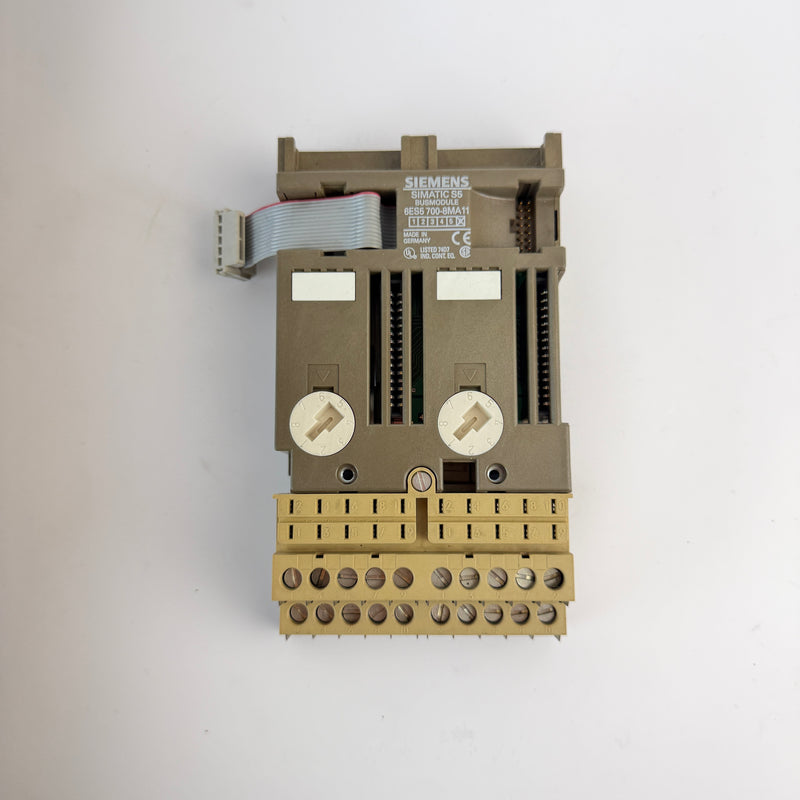 Siemens SIMATIC S5 6ES5 700-8MA11 Bus Module with Screw Terminal Block
