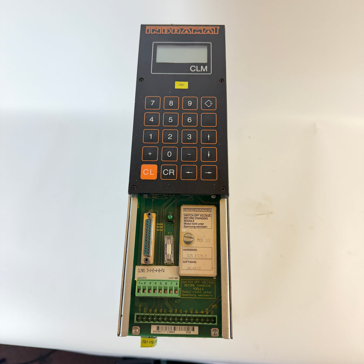 Indramat FWA-CLM1.3-LA1-04VRS-MS 266008 CLM Axis Positioning Controller