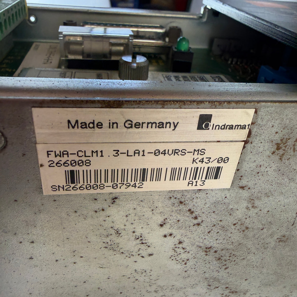 Indramat FWA-CLM1.3-LA1-04VRS-MS 266008 CLM Axis Positioning Controller