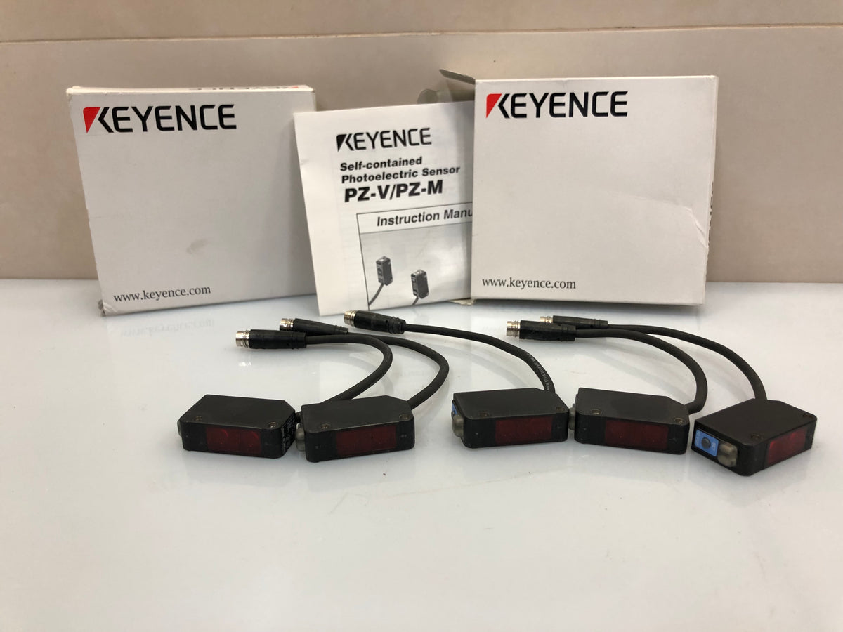 Keyence PZ-V12P Photoelectric Sensor – PNP Output, Compact Design