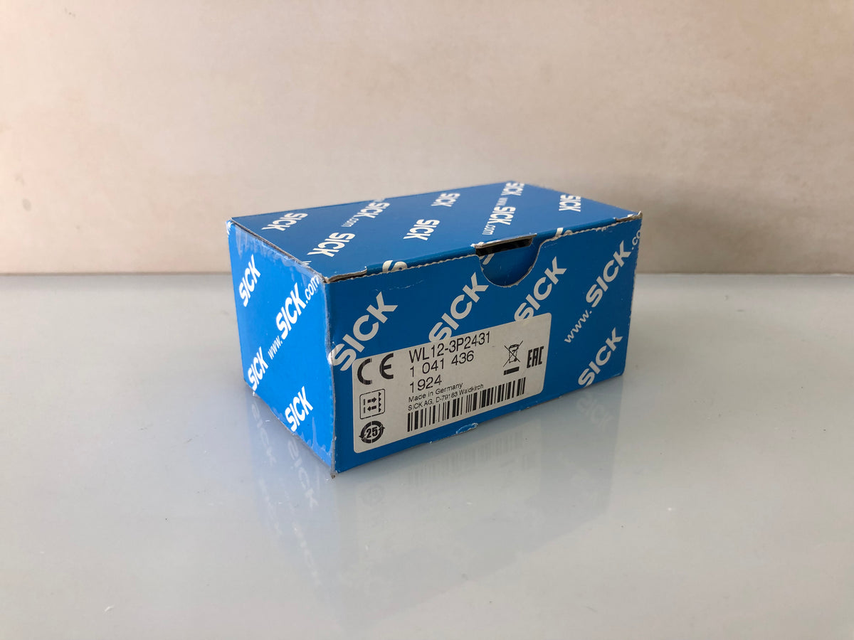 SICK WL12-3P2431 Photoelectric Sensor – Retro-Reflective, PNP, 10–30V DC