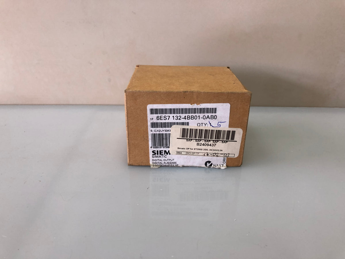 Siemens 6ES7 132-4BB01-0AB0 Electronic Module – ET 200S, 2DI, 24V DC