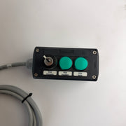Schneider Electric XAL Control Station with Key Selector & 2 Green Pilot Lights, 2.2m Cable