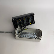 Schneider Electric XAL Control Station with Key Selector & 2 Green Pilot Lights, 2.2m Cable