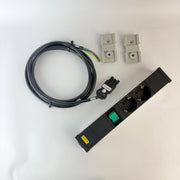 Bosch Rexroth 3842539846 Socket Strip D-2S/H 2-Outlet 16A 250V with Switch & Cable
