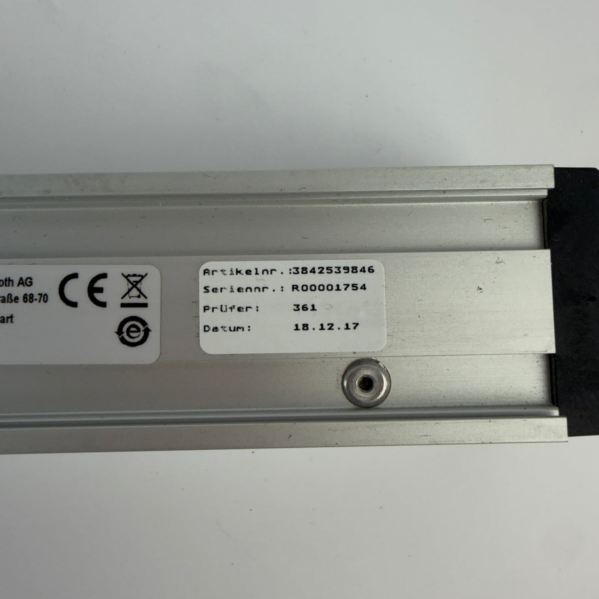 Bosch Rexroth 3842539846 Socket Strip D-2S/H 2-Outlet 16A 250V with Switch & Cable