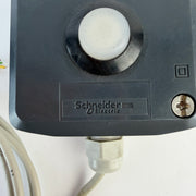 Lot of 4 Schneider Electric XAL Pilot Light Indicator Stations with Cables
