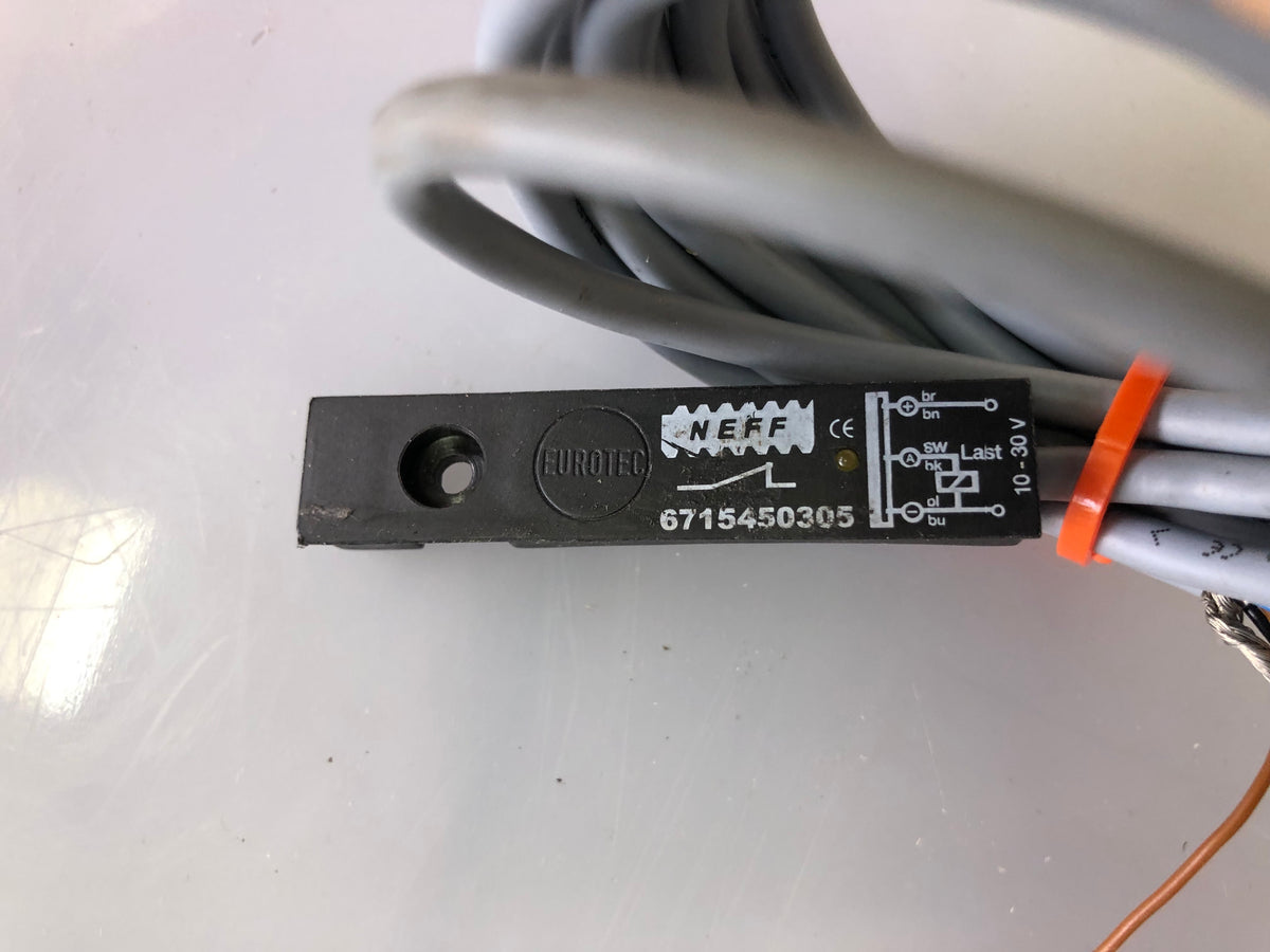 Eurotec Neff 6715450305 Inductive Proximity Switch – M12, PNP NO, 10–30V DC