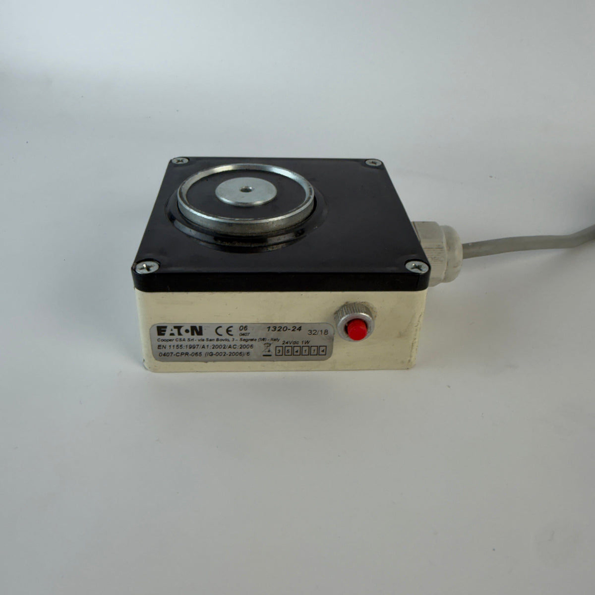 Eaton Cooper Fulleon 1320-24 FSMD/024/40/W Magnetic Door Release 24VDC 390N