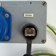 Rittal Industrial Service Connection Box with 16A 250V Socket & RJ45 Ethernet Port