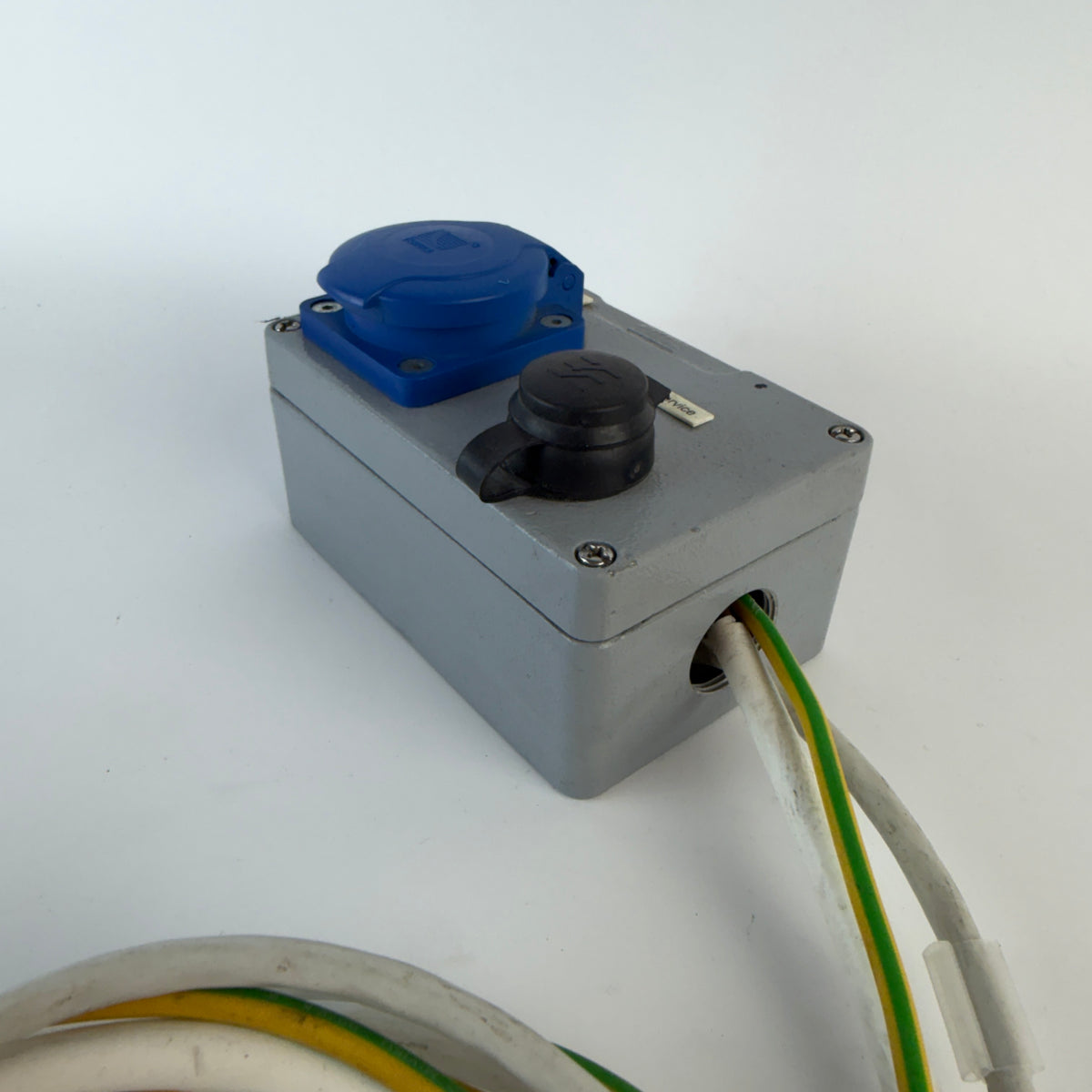 Rittal Industrial Service Connection Box with 16A 250V Socket & RJ45 Ethernet Port